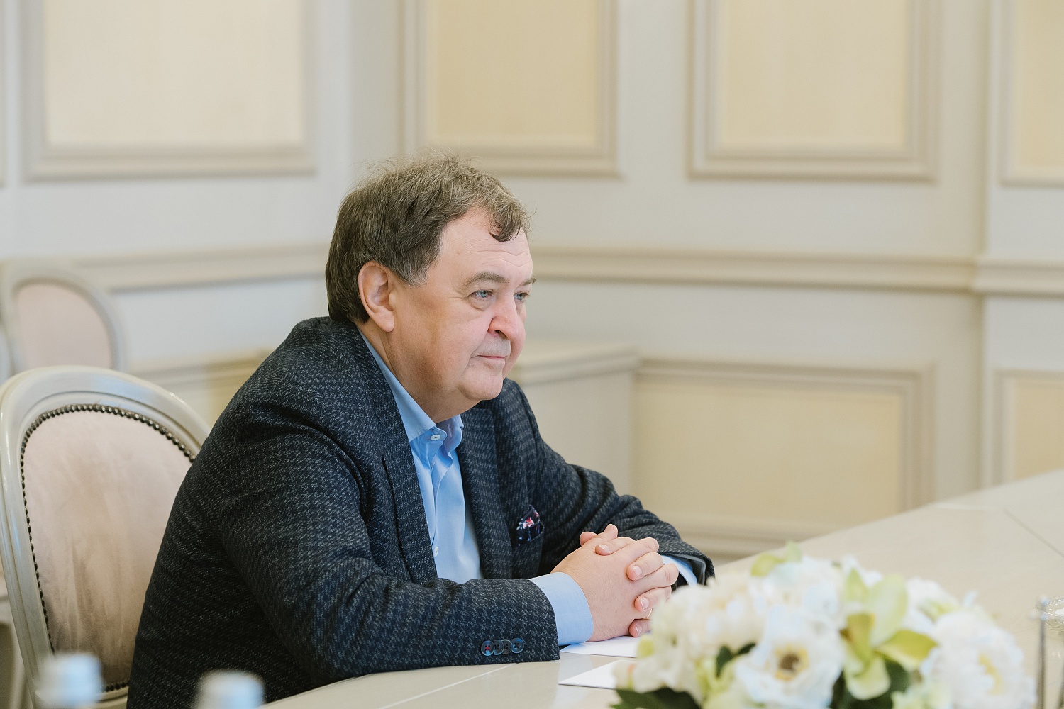 Дмитрий Лиханов обсудил вопросы поддержки  программ Детского фонда с губернатором Воронежской области