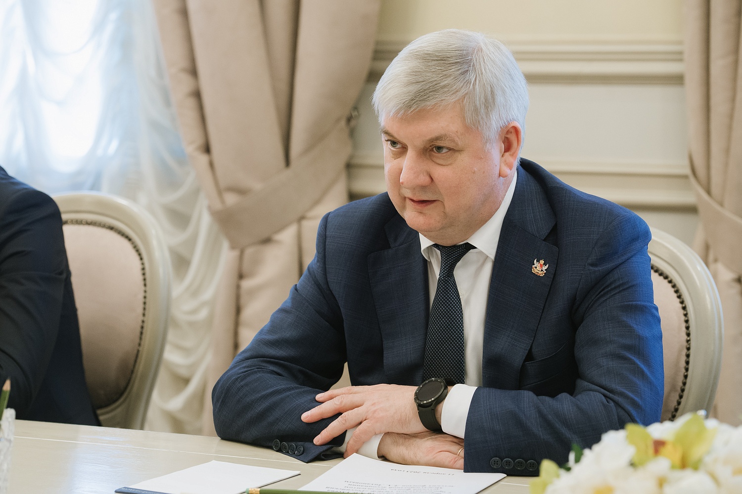 Дмитрий Лиханов обсудил вопросы поддержки  программ Детского фонда с губернатором Воронежской области
